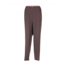 CPH - Pantalon chic marron en polyester - Femme - Taille 54 - Modz