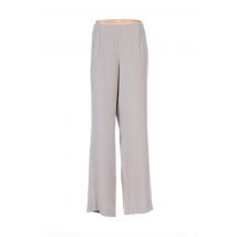 REGINE - Pantalon chic gris en polyester - Femme - Taille 50 - Modz
