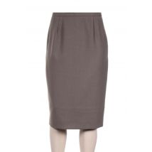 WEINBERG - Jupe mi-longue gris en polyester - Femme - Taille 40 - Modz