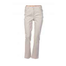 WEINBERG - Pantalon casual beige en coton - Femme - Taille 40 - Modz