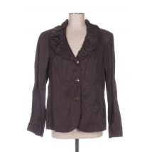 MAYERLINE - Veste chic marron en coton - Femme - Taille 42 - Modz