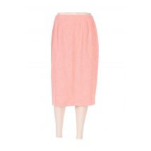 FRANCOISE F - Jupe mi-longue orange en polyester - Femme - Taille 44 - Modz