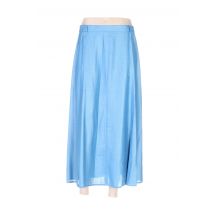 DELMOD - Jupe longue bleu en polyester - Femme - Taille 42 - Modz