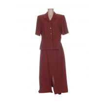 FRANCOISE DE FRANCE - Veste/jupe marron en polyester pour femme - Taille 42 - Modz