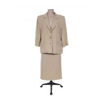 REGINE - Veste/jupe beige en acetate - Femme - Taille 42 - Modz