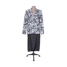 REGINE - Veste/jupe noir en coton - Femme - Taille 42 - Modz