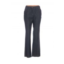 MAYERLINE - Pantalon droit bleu en coton - Femme - Taille 40 - Modz