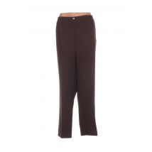 CPH - Pantalon casual marron en polyester - Femme - Taille 54 - Modz