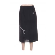 REGINE - Jupe mi-longue noir en polyester - Femme - Taille 42 - Modz