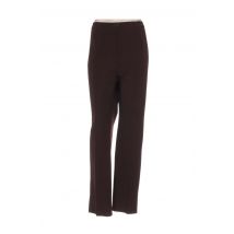 KARTING - Pantalon chic marron en polyester - Femme - Taille 52 - Modz