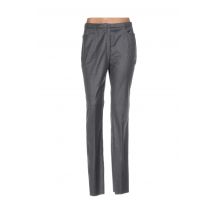 PAUPORTÉ - Pantalon chic gris en polyester - Femme - Taille 50 - Modz