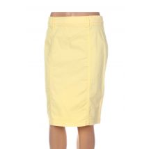 PAUPORTÉ - Jupe mi-longue jaune en coton - Femme - Taille 50 - Modz
