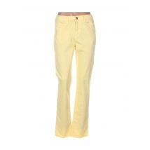 PAUPORTÉ - Pantalon casual jaune en coton - Femme - Taille 48 - Modz