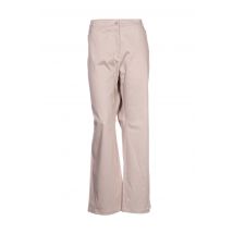 WEINBERG PANTALONS FEMME DE COULEUR BEIGE - Grande Taille