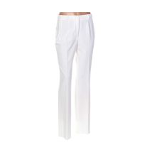 PAUPORTÉ - Pantalon droit blanc en polyester - Femme - Taille 48 - Modz