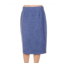 PAUPORTÉ - Jupe mi-longue bleu en polyester - Femme - Taille 42 - Modz