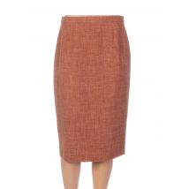 PAUPORTÉ - Jupe mi-longue orange en polyester - Femme - Taille 40 - Modz