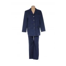 CHRISTIAN MARRY - Veste/pantalon bleu en tencel - Femme - Taille 42 - Modz