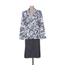 REGINE - Veste/jupe gris en coton - Femme - Taille 42 - Modz