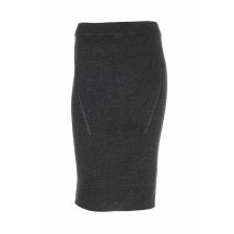 YAYA - Jupe mi-longue gris en viscose - Femme - Taille 40 - Modz