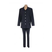 MARCELLE GRIFFON - Veste/pantalon bleu en polyester - Femme - Taille 42 - Modz