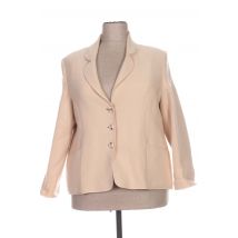 C.S CREATIONS - Blazer beige en laine - Femme - Taille 48 - Modz