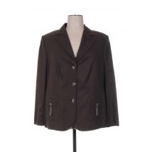 FRANK WALDER - Veste casual marron en laine vierge - Femme - Taille 54 - Modz
