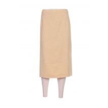 COUTUREINE - Jupe mi-longue jaune en polyester - Femme - Taille 52 - Modz