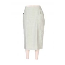 REGINE - Jupe mi-longue vert en polyester - Femme - Taille 42 - Modz