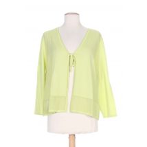 PAUPORTÉ - Gilet manches longues vert en acrylique - Femme - Taille 42 - Modz