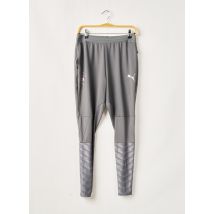 PUMA - Jogging gris en polyester - Homme - Taille 38 - Modz