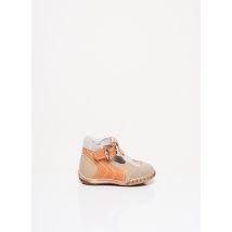 LITTLE MARY - Bottillons orange en cuir - Fille - Taille 18 - Modz