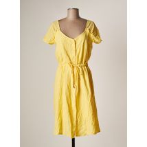 LOLA ESPELETA - Robe mi-longue jaune en coton - Femme - Taille 40 - Modz