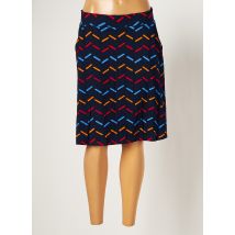 PRINCESSE TAM-TAM - Jupe mi-longue bleu en coton - Femme - Taille 38 - Modz