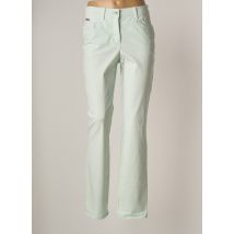 RECOVER C.C. - Pantalon droit vert en coton - Femme - Taille 34 - Modz