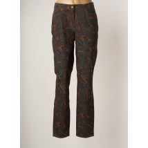 RECOVER C.C. - Pantalon droit vert en coton - Femme - Taille 38 - Modz