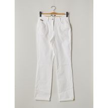 RECOVER C.C. - Pantalon droit blanc en coton - Femme - Taille 34 - Modz