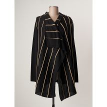 DANEVA - Gilet manches longues noir en laine - Femme - Taille 40 - Modz