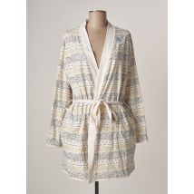 DODO - Robe de chambre beige en coton pour femme - Taille 36 - Modz