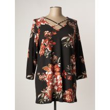 ZHENZI - T-shirt noir en viscose - Femme - Taille 42 - Modz