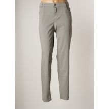 STARK - Pantalon slim gris en coton - Femme - Taille 52 - Modz