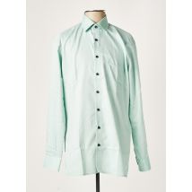 MARVELIS - Chemise manches longues vert en coton - Homme - Taille M - Modz