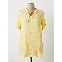 BRANDTEX - Top jaune en viscose pour femme - Taille 46 - Modz