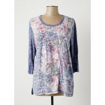 BAGORAZ - T-shirt bleu en coton - Femme - Taille 42 - Modz