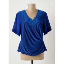CREATIF PARIS - Top bleu en polyester - Femme - Taille 40 - Modz