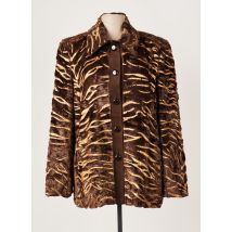 JOMHOY - Manteau court marron en viscose - Femme - Taille 44 - Modz