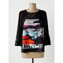 IMPULSION - T-shirt noir en polyester - Femme - Taille 40 - Modz