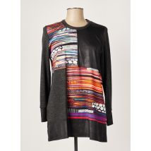 GUY DUBOUIS - Pull tunique gris en coton - Femme - Taille 40 - Modz