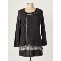 MERI & ESCA - Tunique manches longues noir en polyester - Femme - Taille 40 - Modz