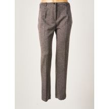 FRANCE RIVOIRE - Pantalon droit gris en polyester - Femme - Taille 40 - Modz